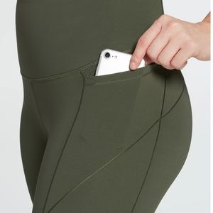 Calia Power Sculpt Bike Shorts - Thyme - Medium